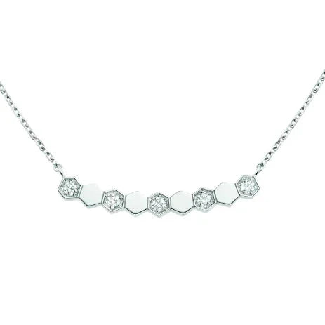 [moco jewelrys]BEE LOVE NECKLACE DIAMOND