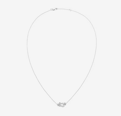 [moco jewelrys]FORCE 10 DIAMOND SILVER NECKLACE MINI MODEL