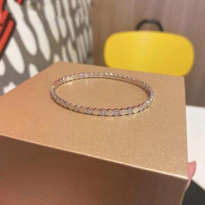 [moco jewelrys]BEE LOVE SILVER DIAMOND BRACELET