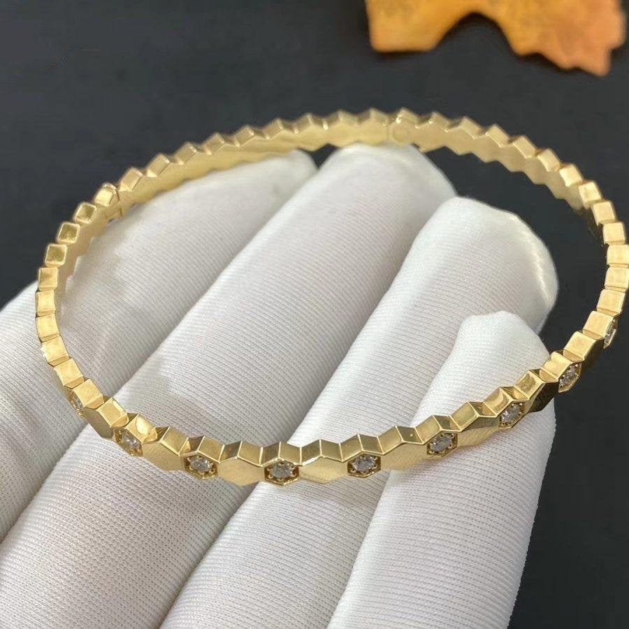 [moco jewelrys]BEE LOVE GOLD DIAMOND BRACELET
