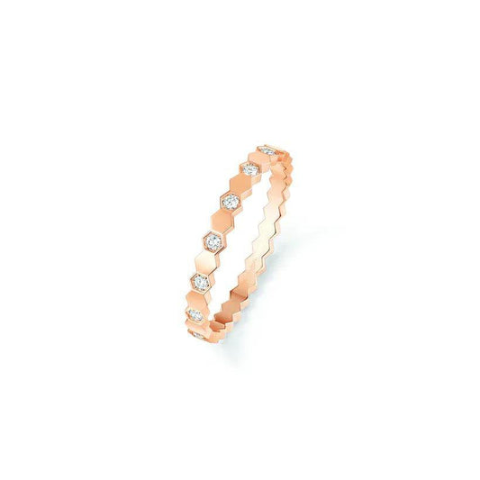 [moco jewelrys]BEE LOVE RING PINK GOLD DIAMOND