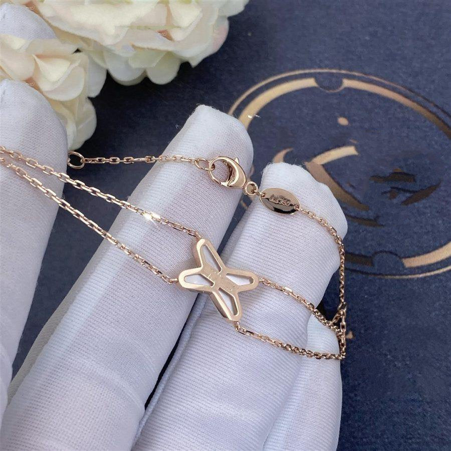 [moco jewelrys]JEUX BRACELET WHITE MOP PINK GOLD 1 DIAMOND