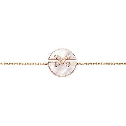 [moco jewelrys]JEUX DE BRACELET MOP PINK GOLD DIAMONDS