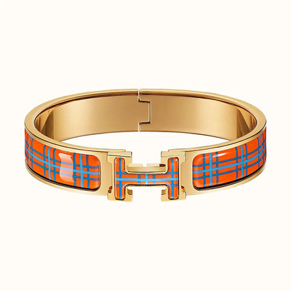 [moco jewelrys]H TARTAN BRACELET 12MM