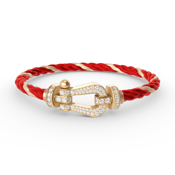 [moco jewelrys]FORCE LARGE HORSESHOE FULL DIAMOND BRACELET GOLD