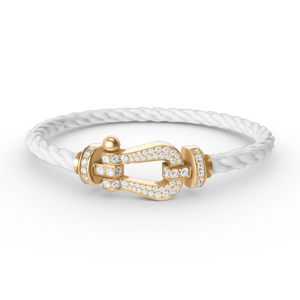 [moco jewelrys]FORCE LARGE HORSESHOE FULL DIAMOND BRACELET GOLD
