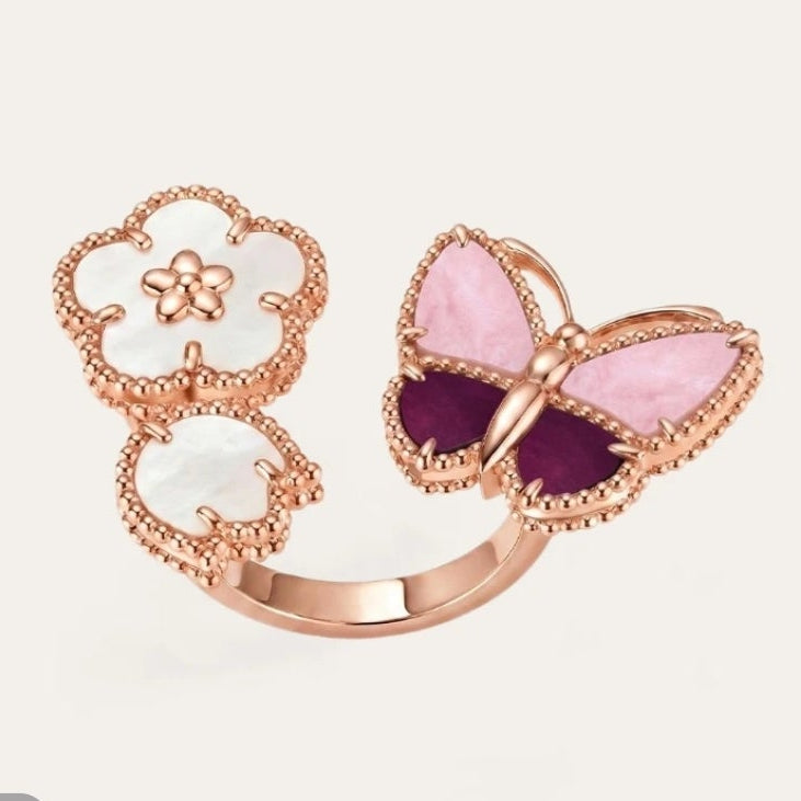 [moco jewelrys] 26 NEW CLOVER LUCKY LIGHT PURPLE SET