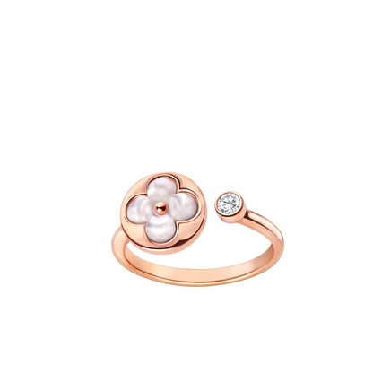[moco jewelrys]SUN 1 DIAMOND PINK MOP RING