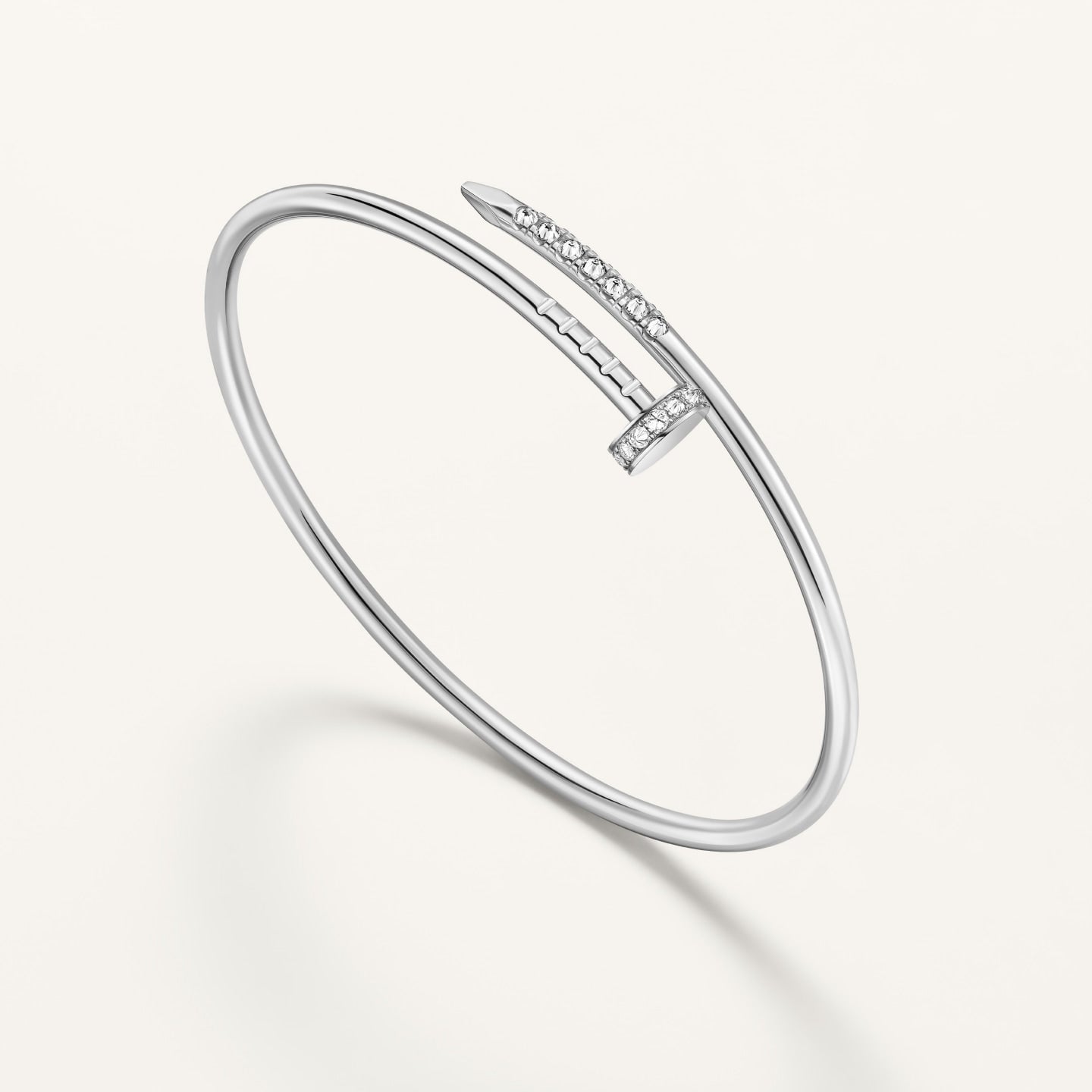 [moco jewelrys]JUSTE BRACELET 2.5MM DIAMONDS NEW