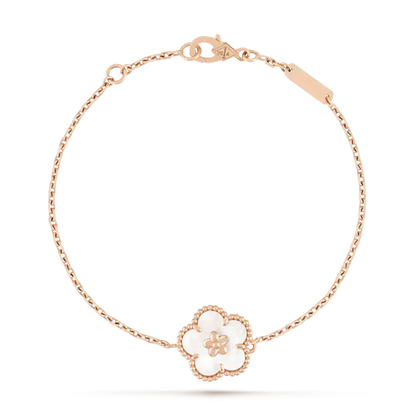 [moco jewelrys]LUCKY WHITE MOP PLUM BLOSSOM  BRACELET