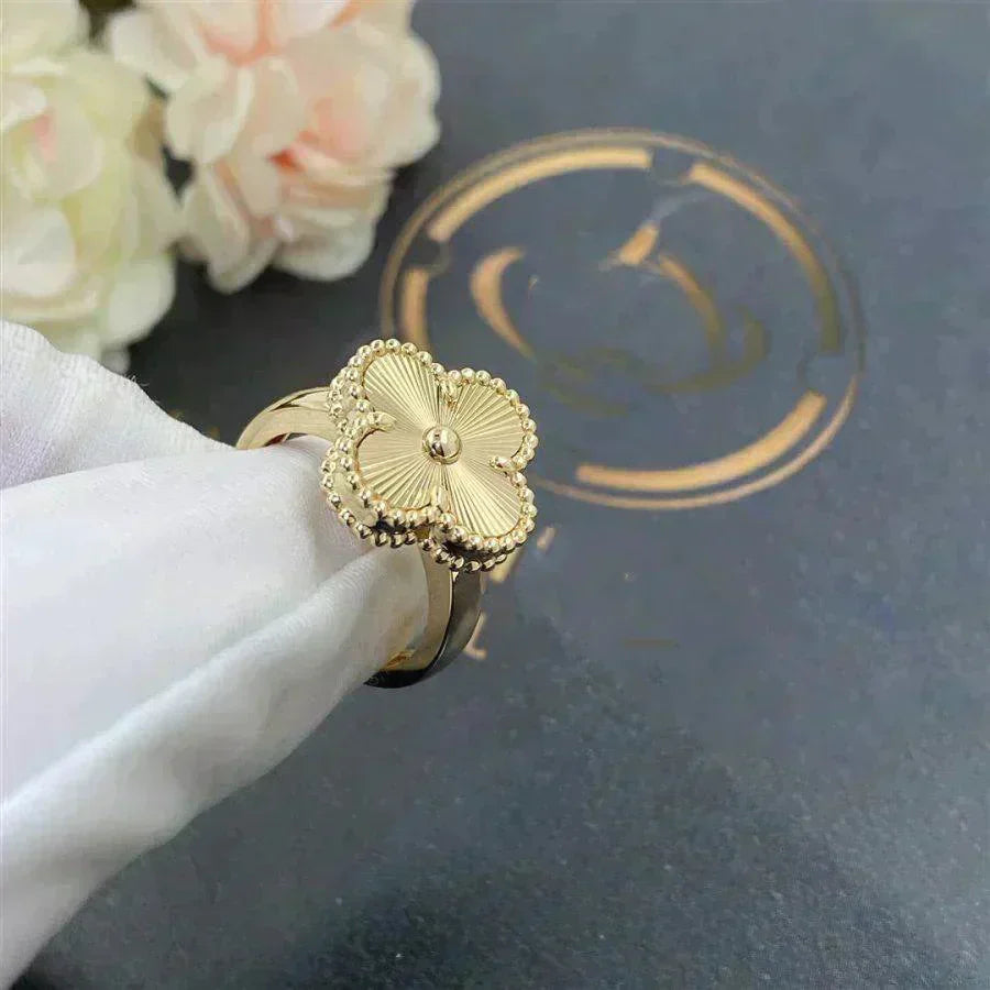 [moco jewelrys]CLOVER GOLD RING
