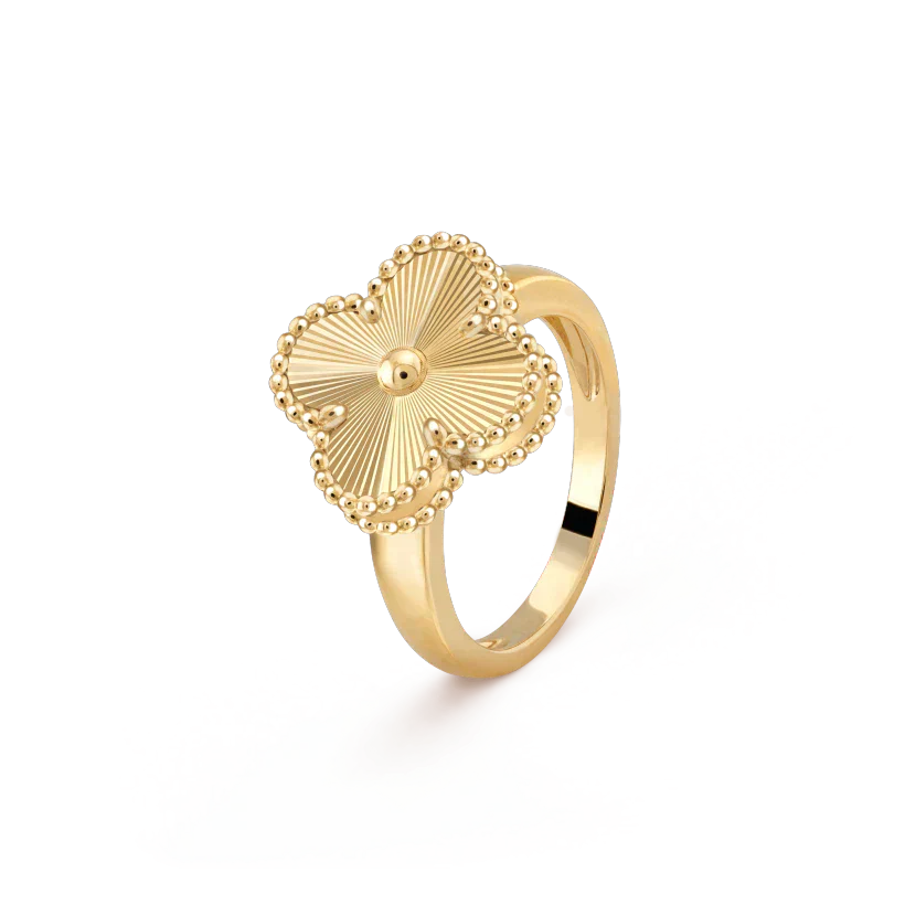[moco jewelrys]CLOVER GOLD RING