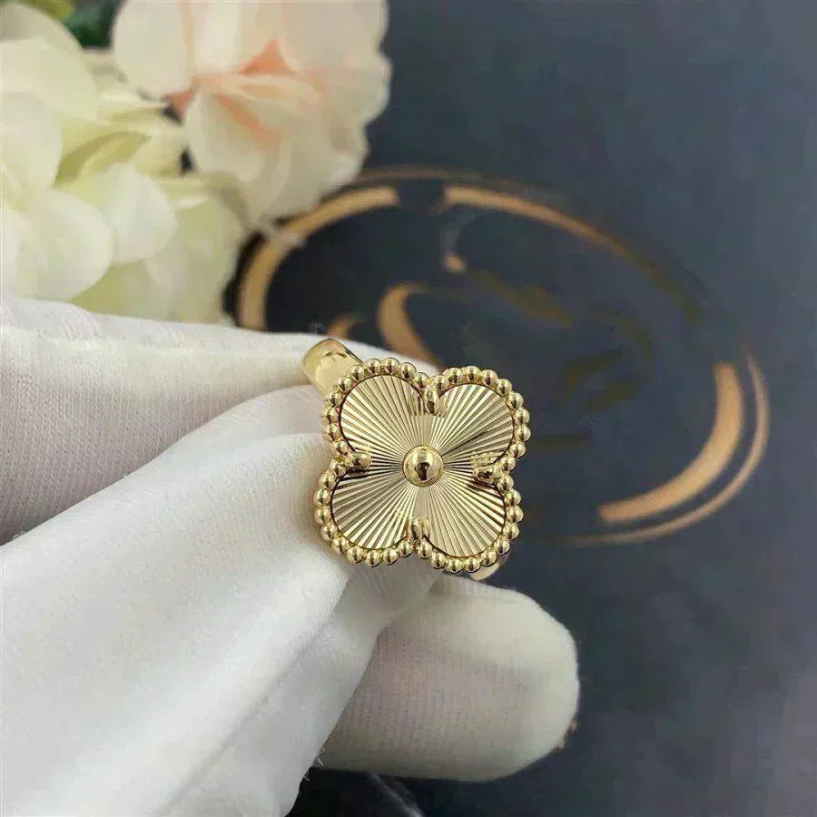 [moco jewelrys]CLOVER GOLD RING