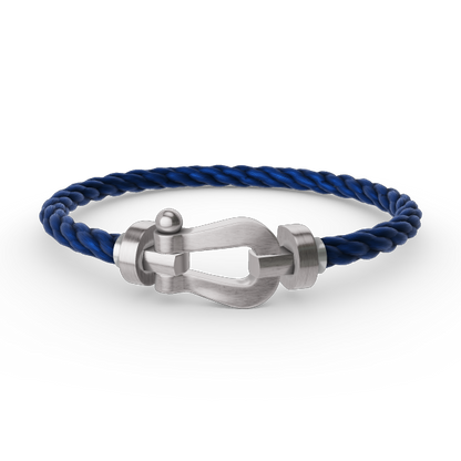 [moco jewelrys]FORCE LARGE HORSESHOE NO DIAMOND BRACELET SILVER