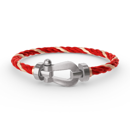 [moco jewelrys]FORCE LARGE HORSESHOE NO DIAMOND BRACELET SILVER