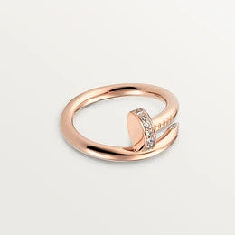 [moco jewelrys]JUSTE RING 2.65MM PINK GOLD DIAMOND